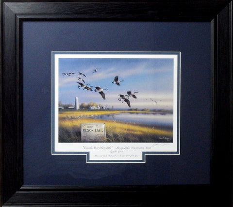 John Green Canada’s over Olson Lake SN-Framed