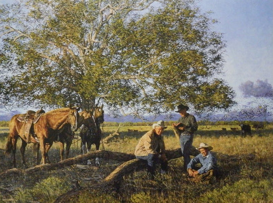 Bradley Schmehl Cowboy Church Horse Print