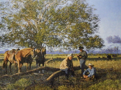 Bradley Schmehl Cowboy Church Horse Print