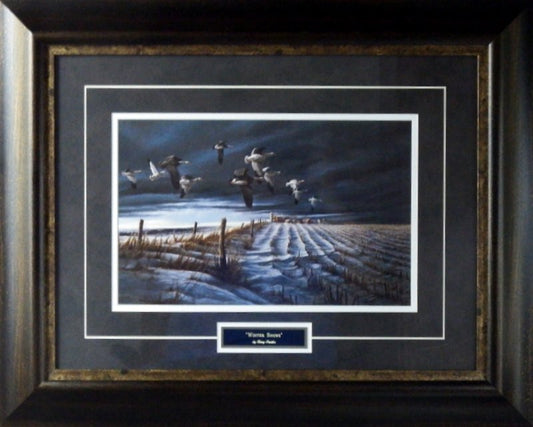 Terry Redlin Winter Snows-Framed