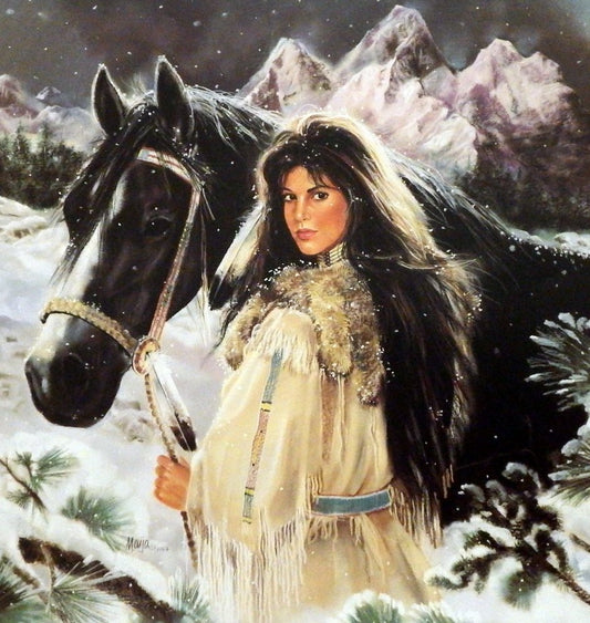 Maija Evening Snow Poster