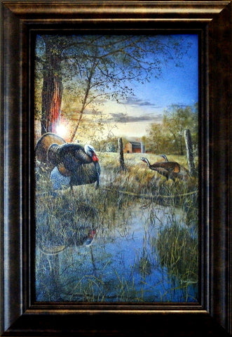 Jim Hansel Morning Ritual Decorator Print-Framed