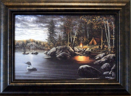 Jim Hansel Northern Solitude Decorator Print-Framed