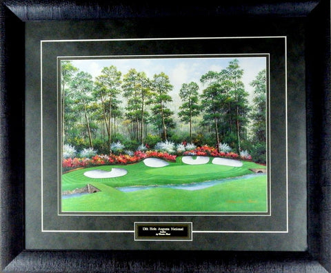 Charles Beck 13th Hole Augusta National - Framed