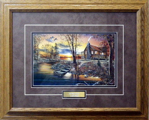 Jim Hansel As Night Falls - Framed