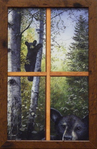 Jim Hansel Can't Bear to Look-Framed
