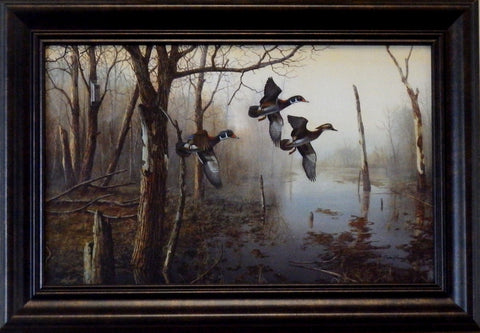 Jim Hansel "Backwater"Decorator-Framed