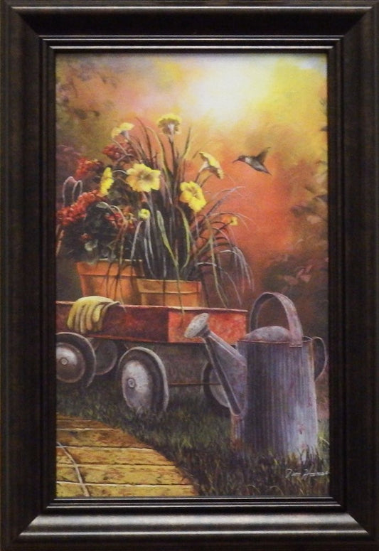 Jim Hansel Summer Blooms Decorator Print-Framed