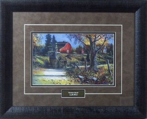 Jim Hansel Country Roads - Framed