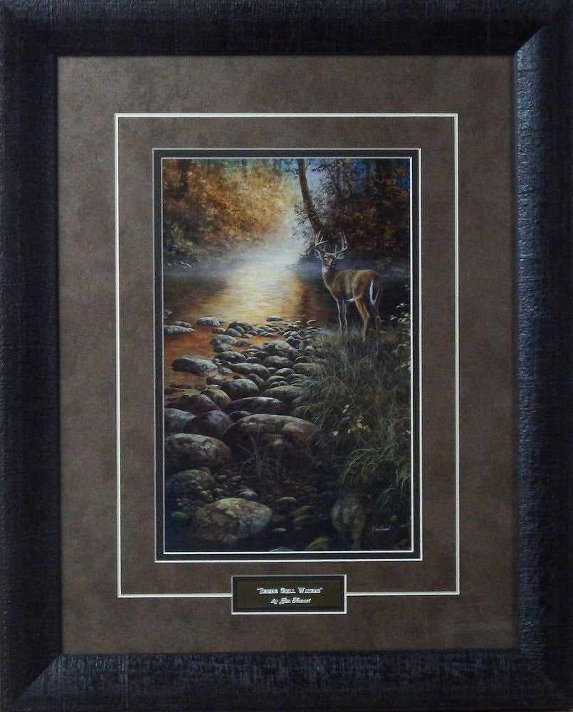Jim Hansel Beside Still Waters-Framed