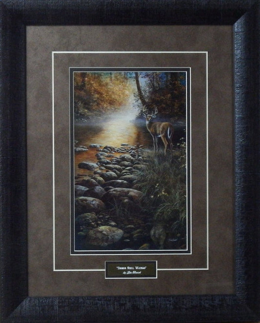 Jim Hansel Beside Still Waters-Framed