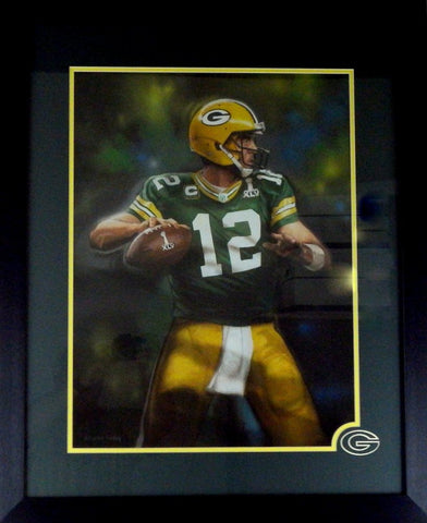 Charles Freitag Out of the Shadows-Aaron Rogers-Framed