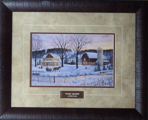 Terry Doughty Winter Memories-Framed