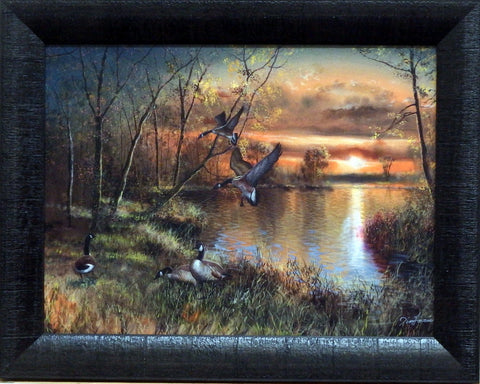 Jim Hansel Evening Refuge Studio Canvas Framed