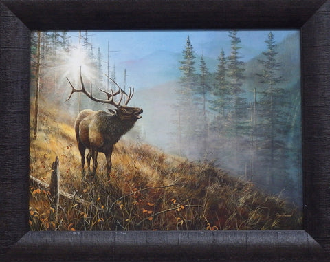 Jim Hansel Song in the Mist-Framed Studio Canvas