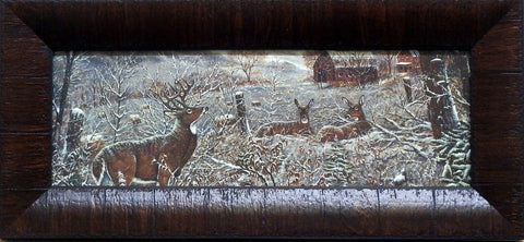 Ray Mertes First Snow-Framed