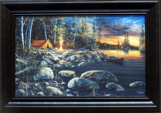 Jim Hansel Twilight Fire-Framed