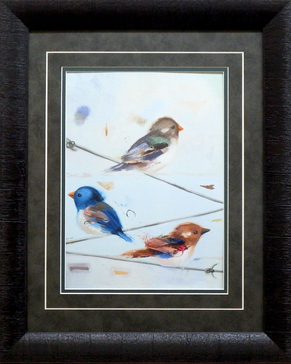 Irani Balancing Act I Bird Print-Framed