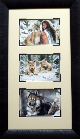 Maija Autumn Snow Trilogy-Framed