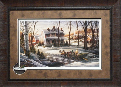Terry Redlin Homeward Bound with Cameo-Framed 27.5 x 20.5
