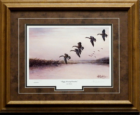 Les Kouba Foggy Morning Canada's Print-Framed
