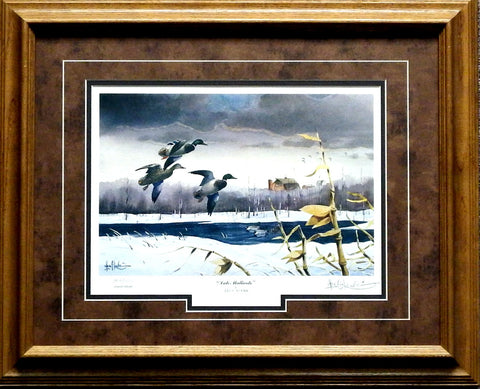 Les Kouba Late Mallard's Print-Framed
