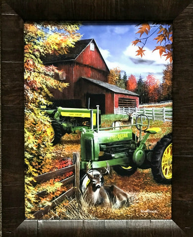 Kevin Daniel At Days End Deer Farm Art Print