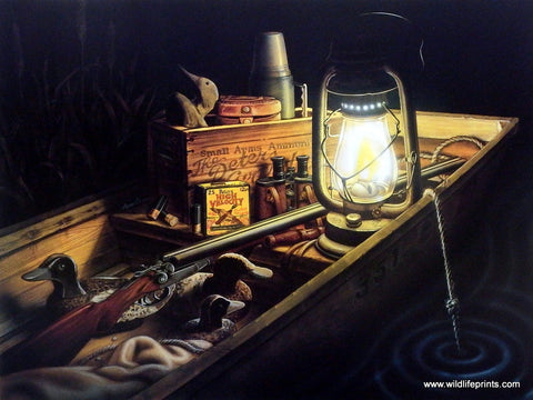 Doug Knutson Duck Hunting Art Print