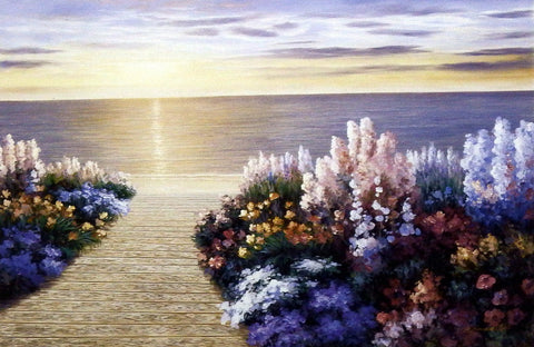 Diane Romanello EVENING SUN Seascape Art Print 