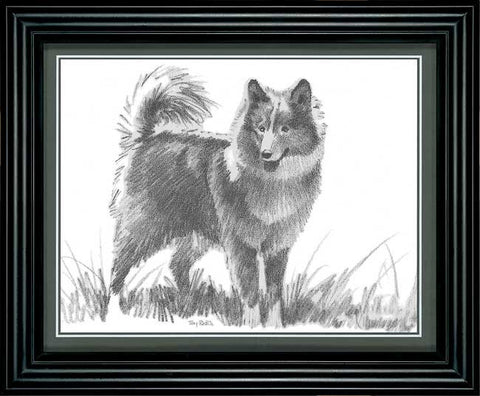 Terry Redlin Terry's Dog Pencil Sketch