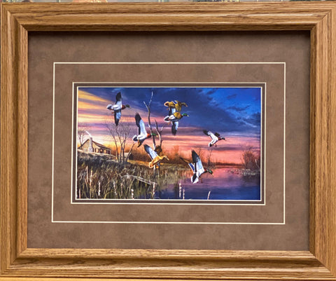 Jim Hansel "Final Approach "- Framed