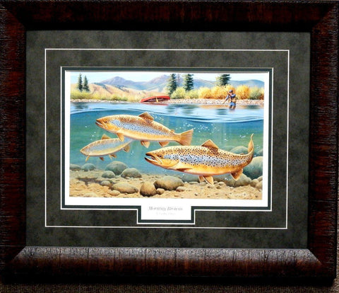 Cynthie Fisher Morning Brown Print-Framed