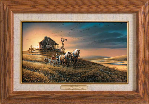 Terry Redlin For Amber Waves-Master Stroke-FREE SHIPPING