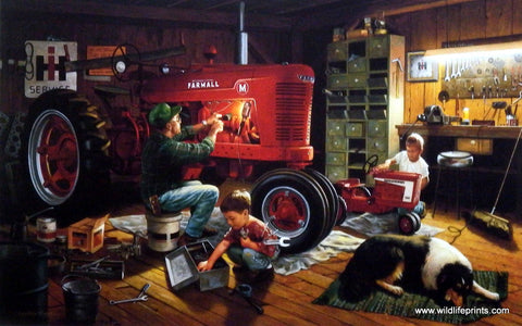Charles Freitag Farmall IH Red Tractor Picture
