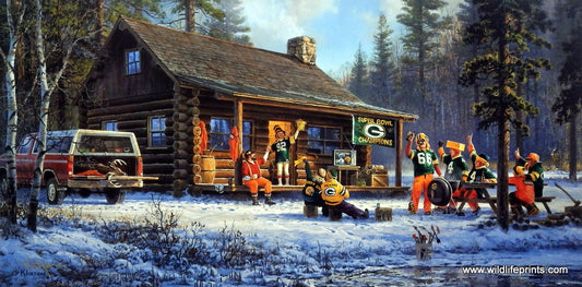 Don Kloetzke Green Bay Packer Print GAME DAY