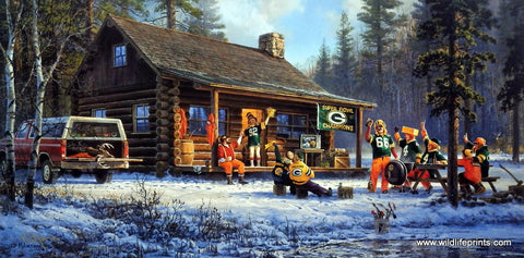 Don Kloetzke Green Bay Packer Print GAME DAY