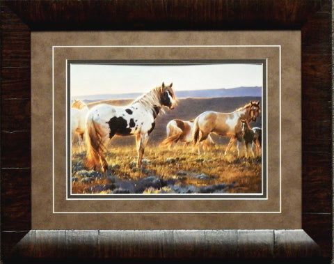 Nancy Glazier Welcome the Dawn Horse Print-Framed