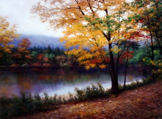 Diane Romanello Fall Art Print Golden Autumn 