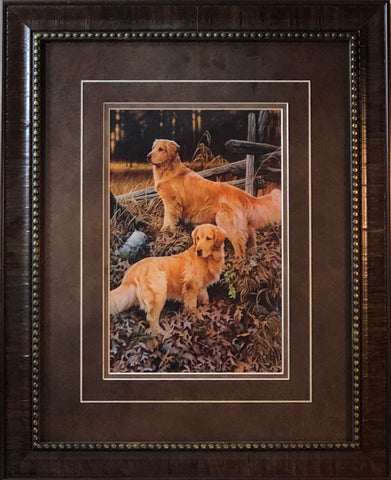 Jerry Gadamus Golden Heritage Retriever Print-Framed