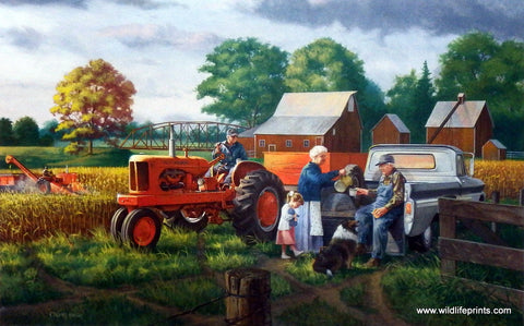 Charles Freitag Allis Chalmers Tractor Picture Grandpa's Farm 