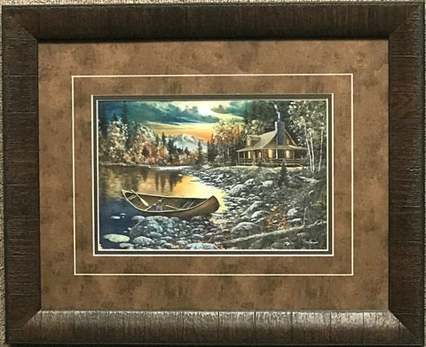 Jim Hansel High Country Retreat- Framed