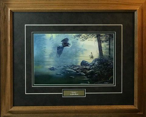 Jim Hansel Majesty Bald Eagle Art Print-Framed