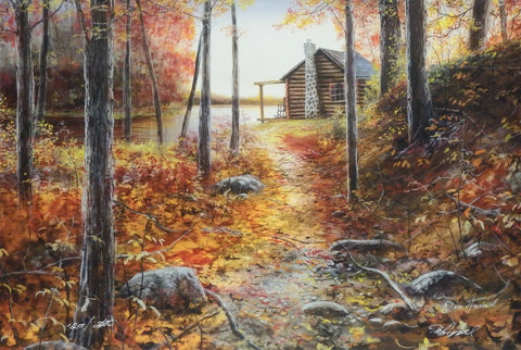 Jim Hansel Whispers of Autumn S/N Art Print