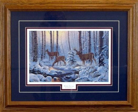 Derk Hansen Winter Sunrise-Framed