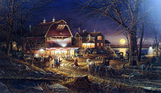 Terry Redlin Harvest Moon Ball