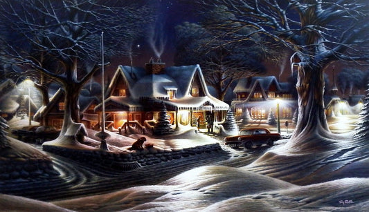 Terry Redlin print HIS LAST GOOD-BYE