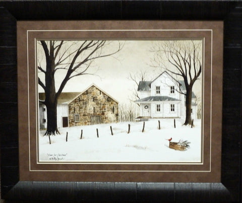 Billy Jacobs Home For Christmas Art Print-Framed