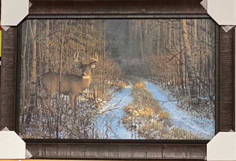 Don Kloetzke Prime Time Deer Art Print-Framed