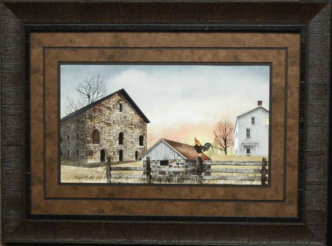 Billy Jacobs Early Riser Country Farm Art Print Framed
