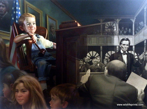 Bob Byerley Children's Print about Lawyer and Judge